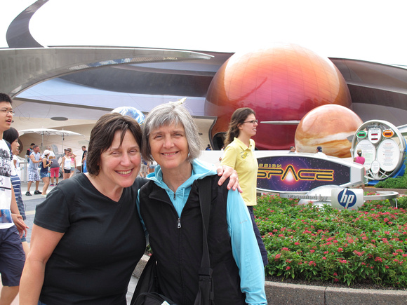 PAD July 25 Peg and I are Epcot