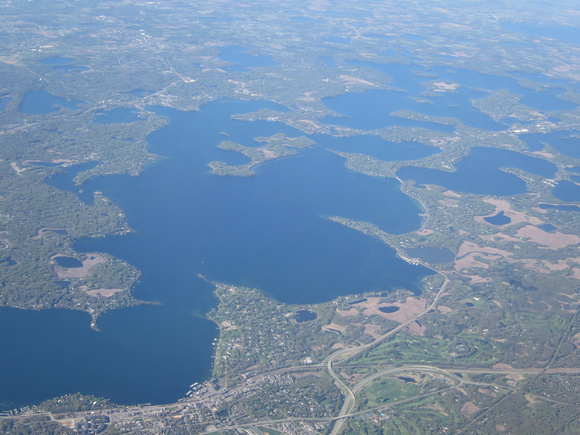PAD May 1 Aerial Shot of the Many Lakes of Minnesota (near MPLS)