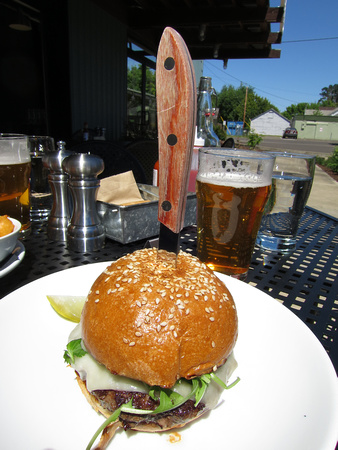 PAD May 1 My burger at the Valley Commensary in McMinnville Oregon