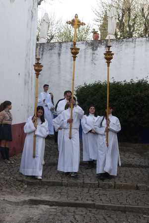 Holy Week procession in Obidos