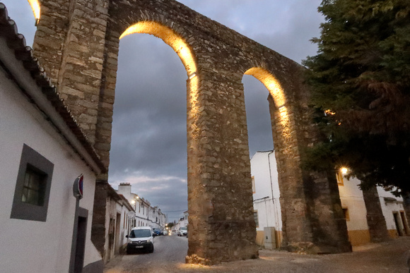 Aqueduct in Evora, Portugal