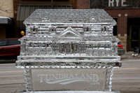Ice Sculpture in downtown Appleton Feb 2021