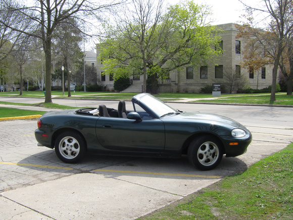 PAD May 3 My Miata out with the top down