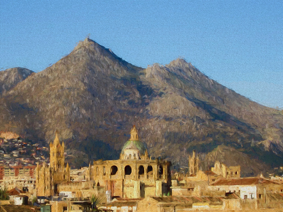 Palermo:  View from the hotel terrace