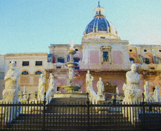 Palermo:  Piazza Pretoria