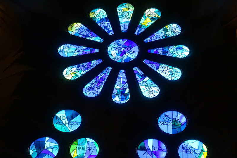 Stained Glass within Sagrada Familia