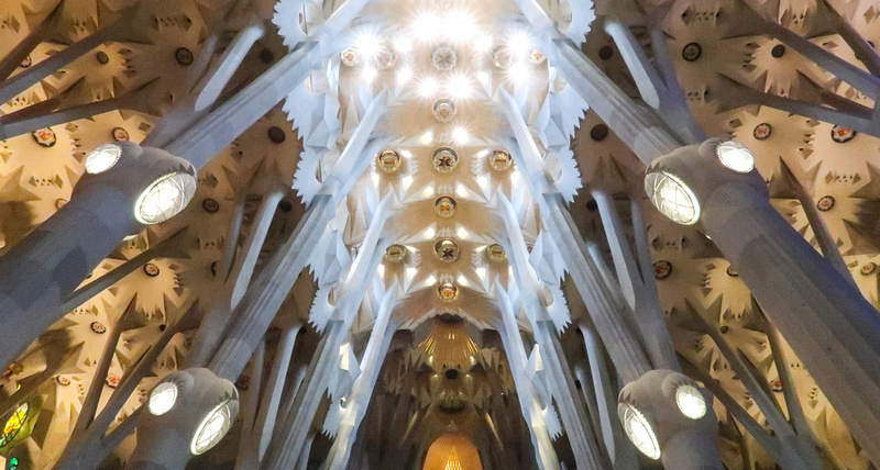 Another View:  Looking Towards the Altar, Sagrada Familia