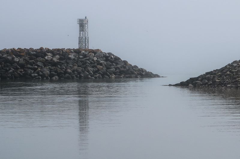 PAD August 4 Fog in the St Martins Harbor