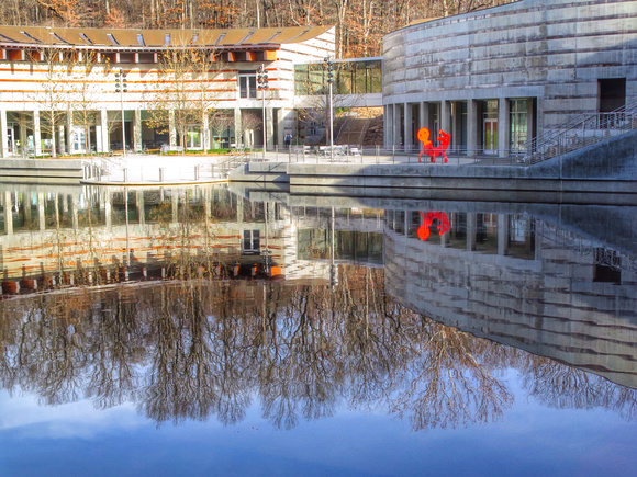 PAD Dec 2 Crystal Bridges view from the heart of the museum