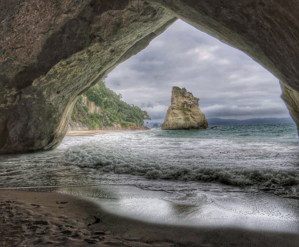PAD Feb 17 Cathedral Cove HDR using Snapseed