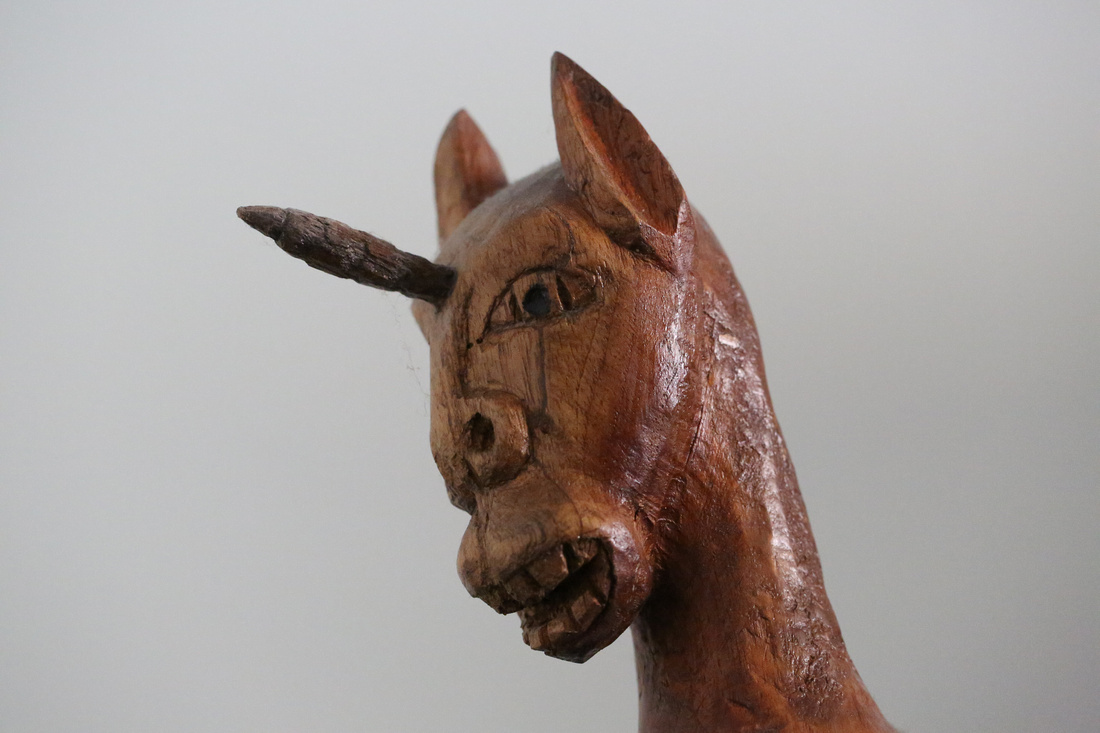 Week 13:  Wooden Unicorn, Original Image